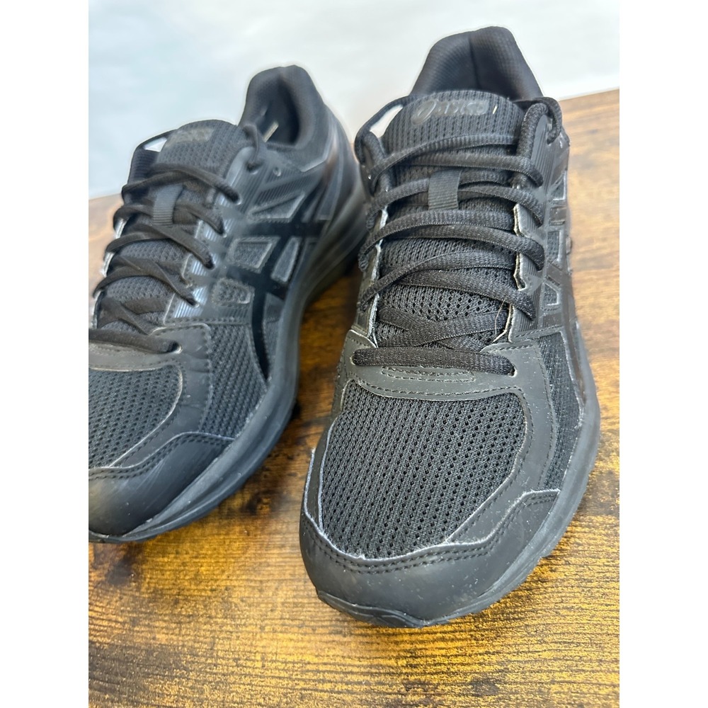ASICS JOLT Triple Black Mesh Sneaker Lace Running Shoes Women's Size 11 - Picture 8 of 14